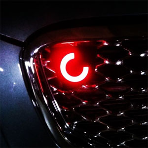 [ Korando C auto parts ] C Logo Illuminate LED Tuning Emblem Made in Korea